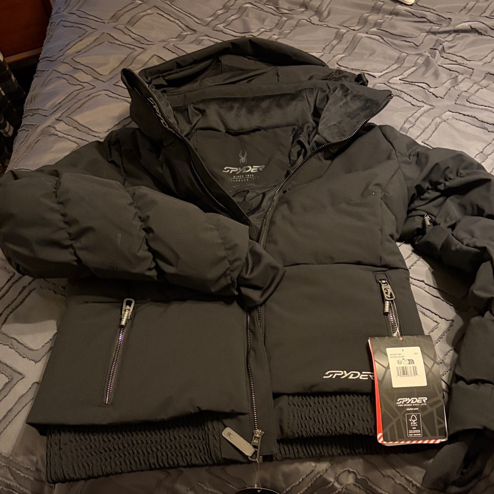 Spyder Black Insulated Jacket